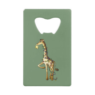 Glänzende Giraffe Geldbeutel Flaschenöffner