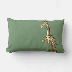 Glänzende Giraffe Lendenkissen
