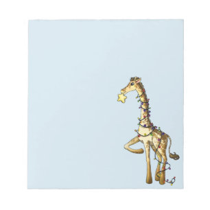 Glänzende Giraffe Notizblock