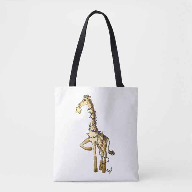 Glänzende Giraffe Tasche (Vorderseite)