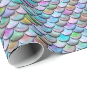 Glänzende glatte pearlescent bunte geschenkpapier