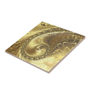 Glänzende Gold Glitter Luxus Goldene Keramikfliese