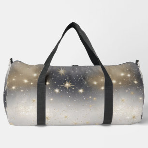 Glänzende Gold- und Silber-Duffel-Tasche Duffle Bag