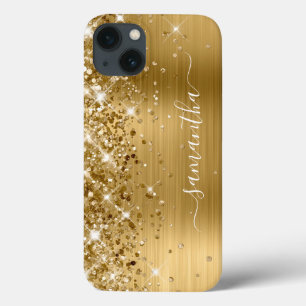 Glänzende Goldfolie Moderne feminines Design Case-Mate iPhone Hülle