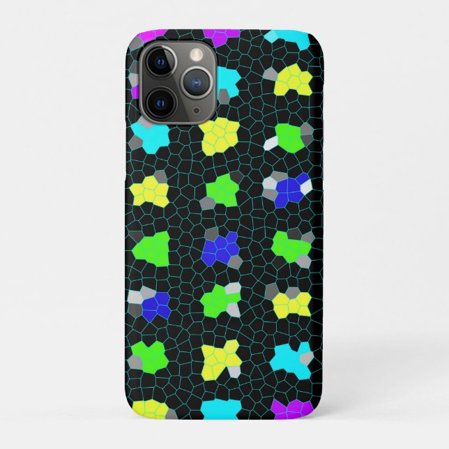 glänzende Karo aus festem Glas, Case-Mate iPhone Hülle (Rückseite)