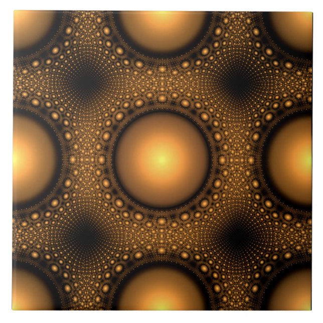 Glänzende Kugeln Textur Fliese (Vorderseite)