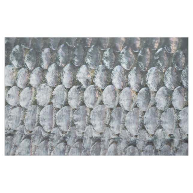 Glänzende Lachs-Skalen Stoff (Yard (91,4 cm))