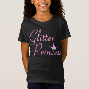 Glänzende Prinzessinnenkrone Glitter Funkeln T-Shirt