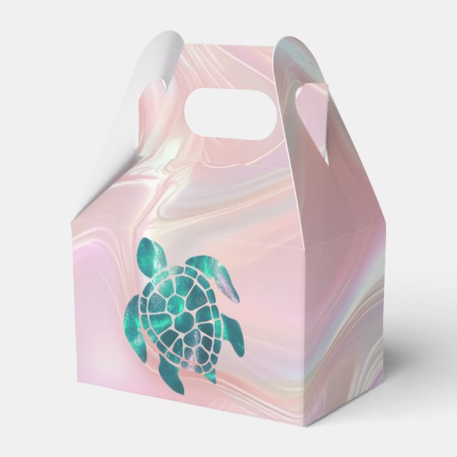 Glänzende Schildkröte  Geschenkschachtel (Vorderseite)