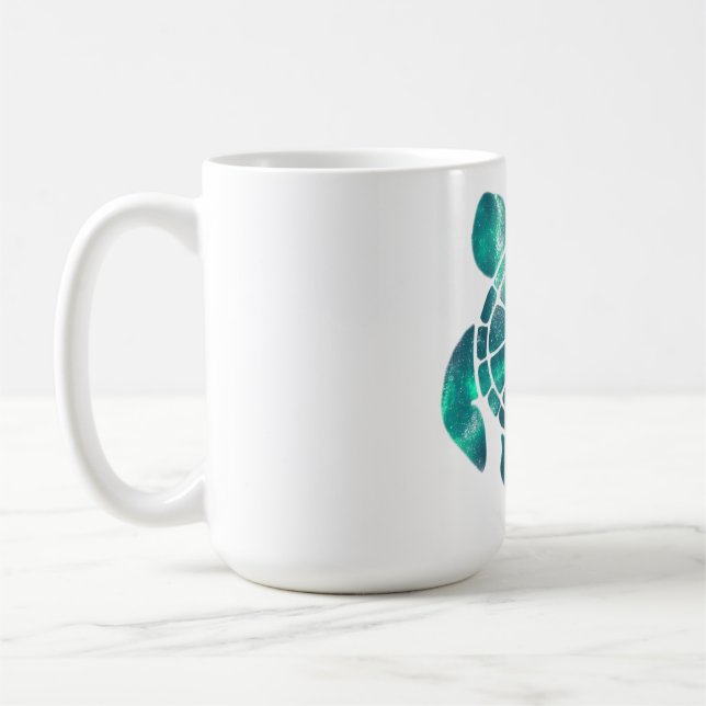 Glänzende Schildkröte  Kaffeetasse (Links)