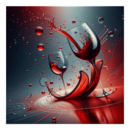 glänzende Wandkunst Poster