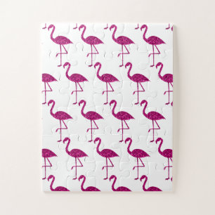 Glänzender Flamingo Rosa Glitter falsche Funken we