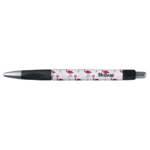 Glänzender Flamingo Rosa Glitter funkelt Personali Kugelschreiber