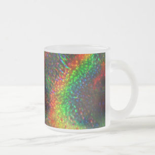 Glänzender ganz eigenhändig geschrieber heller mattglastasse