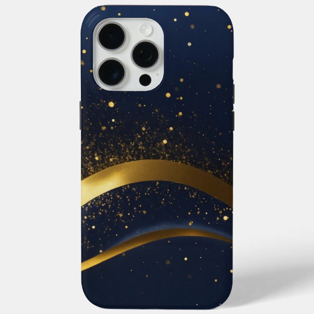 glänzender goldener Luxus Mousepad Case-Mate iPhone Hülle (Rückseite)