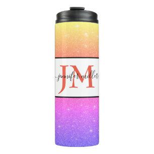 glänzender personalisierter Thermobecher Thermosbecher