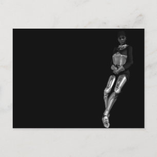 glänzender Ritter Postkarte