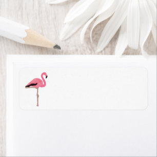 Glänzender rosa Flamingo Strand Weihnachten
