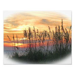 Glänzender Sonnenuntergang Fotodruck