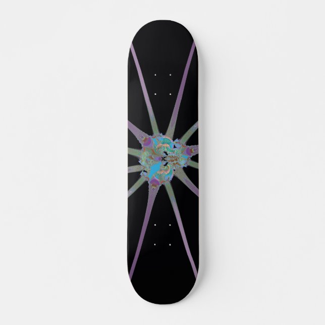 Glänzender Stern Skateboard (Vorne)