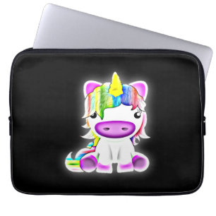 Glänzendes Einhorn Einhorn-Geschenkidee für Kinder Laptopschutzhülle