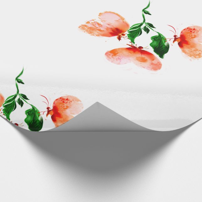 Glänzendes Geschenkpapier (Ecke)