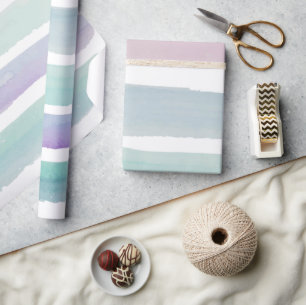 Glänzendes Geschenkpapier Pastellfarben