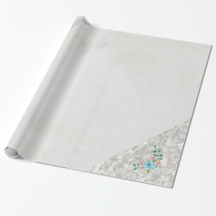 glänzendes Papier, graues Silberummantelpapier Geschenkpapier