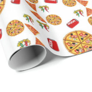 Glänzendes Pizzaverpackungspapier Geschenkpapier