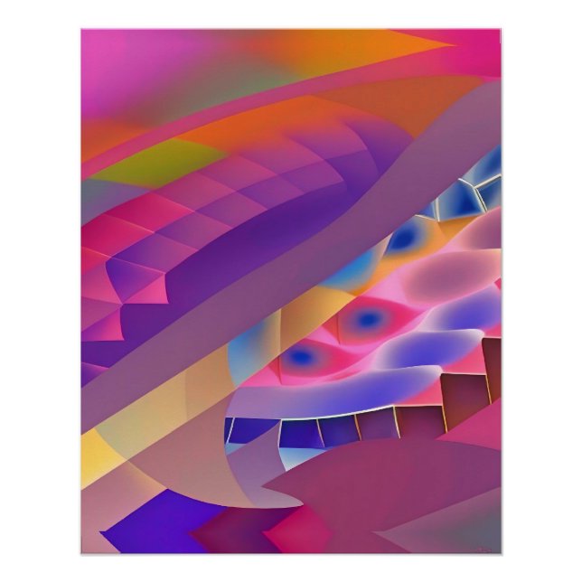 Glänzendes Poster (Vorderseite)