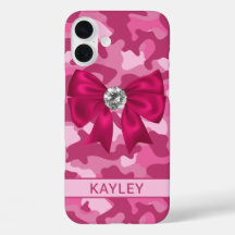 Glänzendes Rosa-Tarnmuster Personalisiert