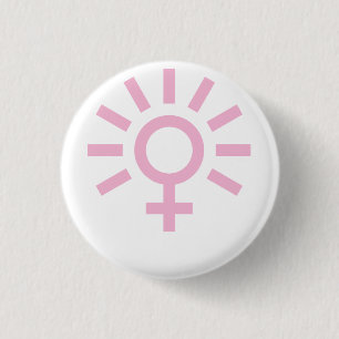 ♀ glänzendes Venus Button