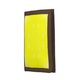 glanzgelb trifold geldbörse