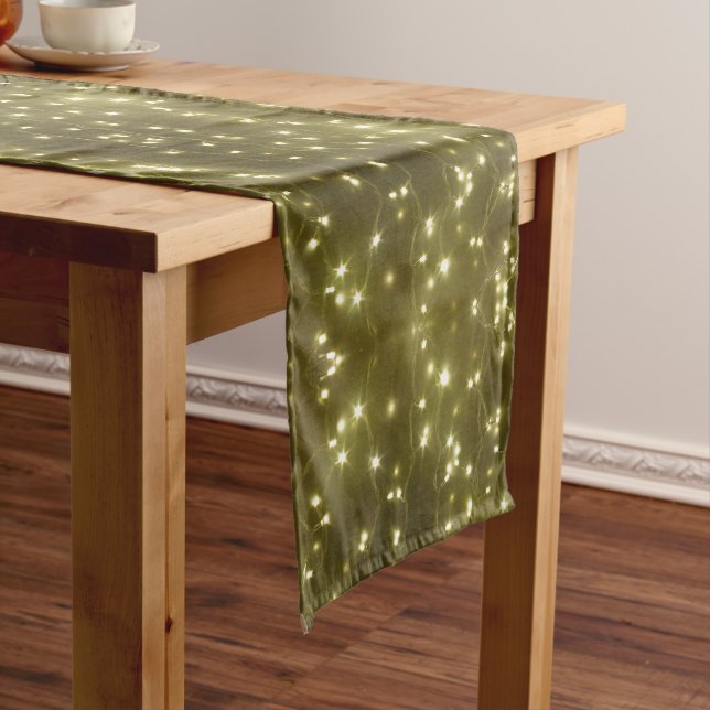 Glanzlichter Weihnachtstafelläufer Mittelgroßer Tischläufer (Beispiel)