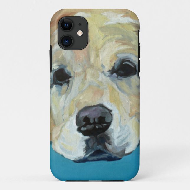 Glanzschuß der golden retriever iPhone Fall Case-Mate iPhone Hülle (Rückseite)