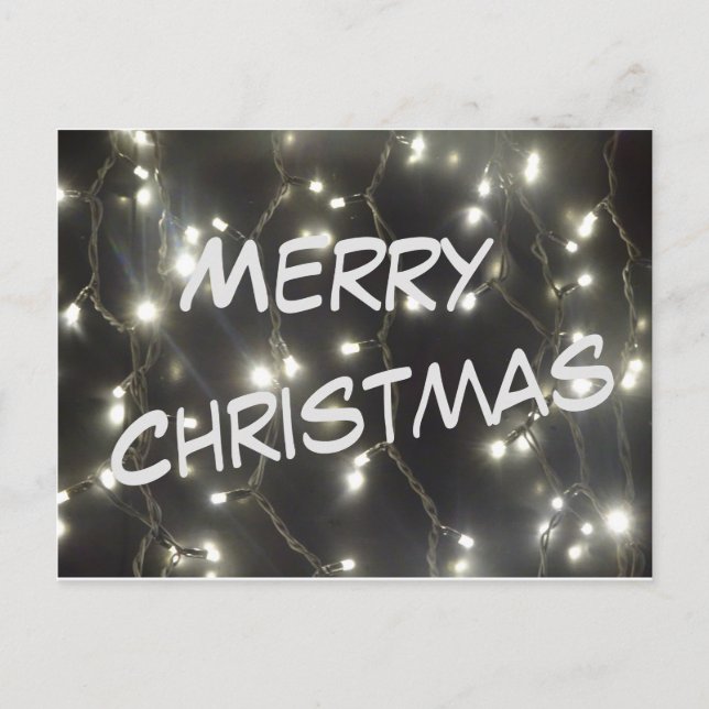 GlanzSilberleuchten Weihnachts-Postkarte Postkarte (Vorderseite)