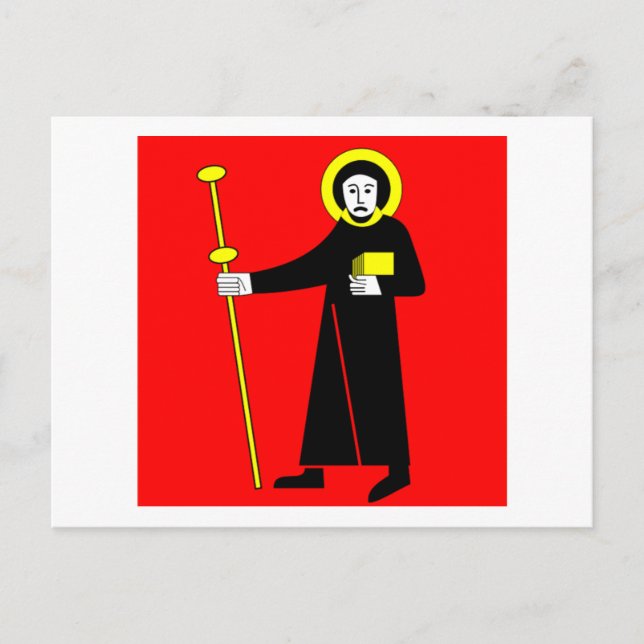 Glarus Flag Postkarte (Vorderseite)