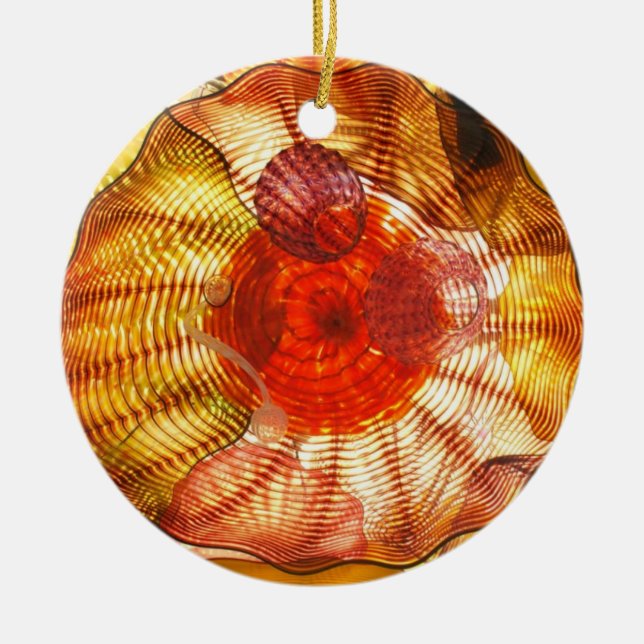 Glas Art Weihnachtsschmuck (Vorne)