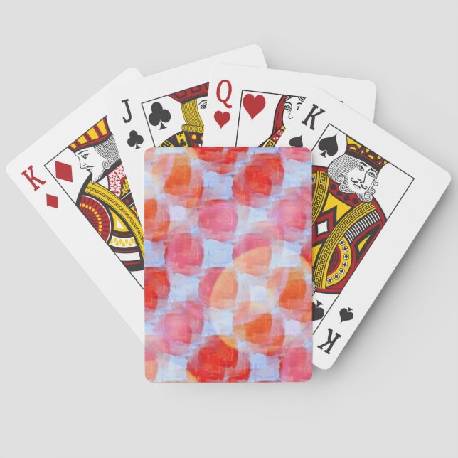 Glas aus Designtextur Hintergrund Spielkarten (Rückseite)