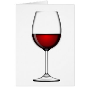 GLAS AUS ROTEM WEIN