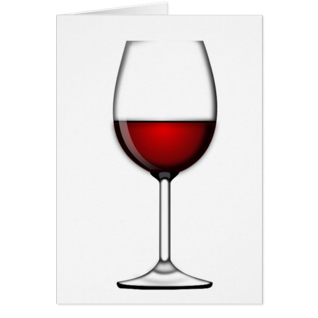 GLAS AUS ROTEM WEIN (Vorne)