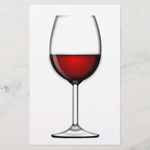 GLAS AUS ROTEM WEIN BRIEFPAPIER