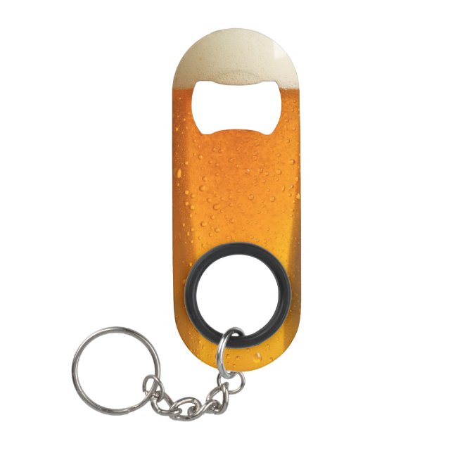 Glas Bier Mini Flaschenöffner (Vorderseite)