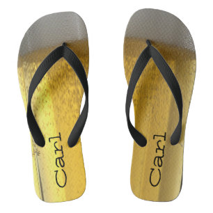 Glas Bier Personalisiert Flip Flops