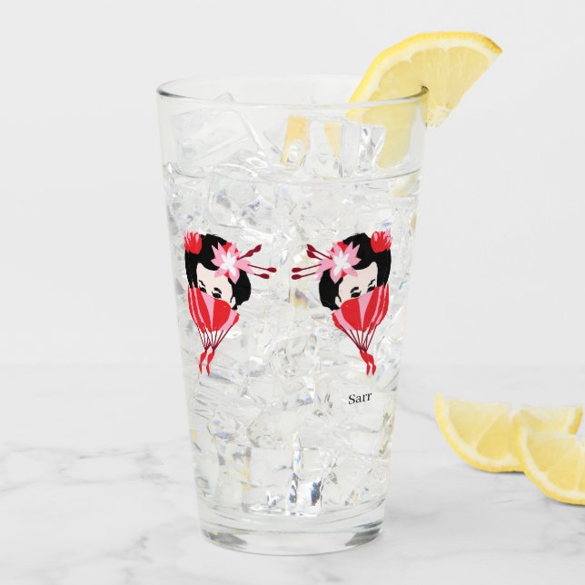 Glas Cup: GEISHA GIRL'S (Rückseite Ice)