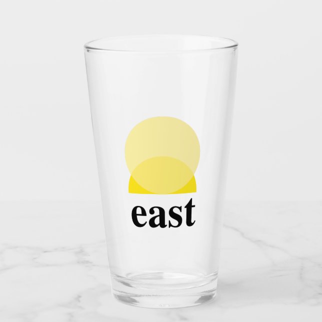 Glas-Cup Glas (Vorderseite)