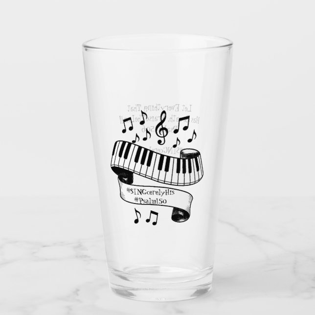 Glas-Cup Glas (Vorderseite)