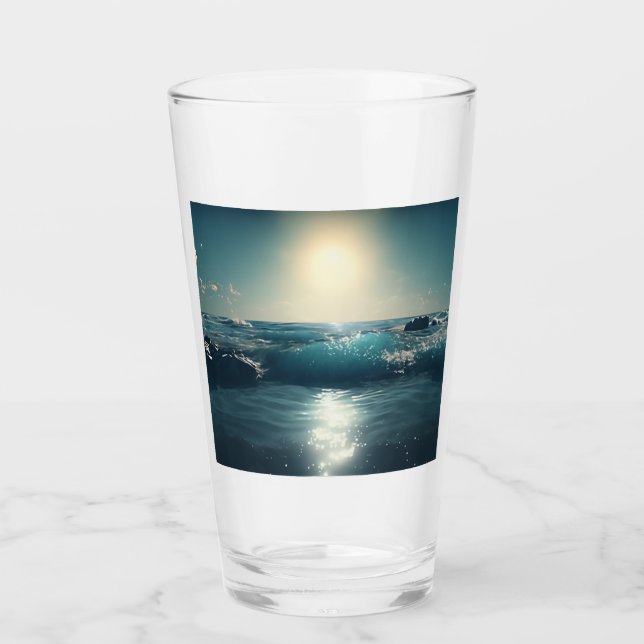 Glas-Cup Glas (Vorderseite)