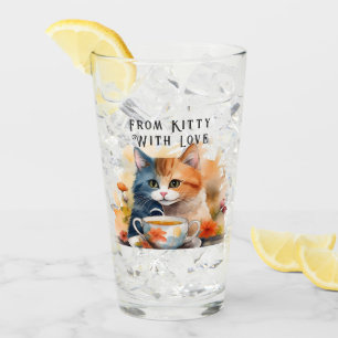 Glas Cup - Kitty Geschenk