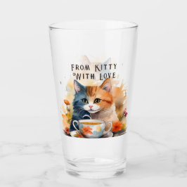 Glas Cup - Kitty Geschenk